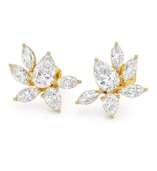 9KT LAB GROWN DIAMOND EARRING
