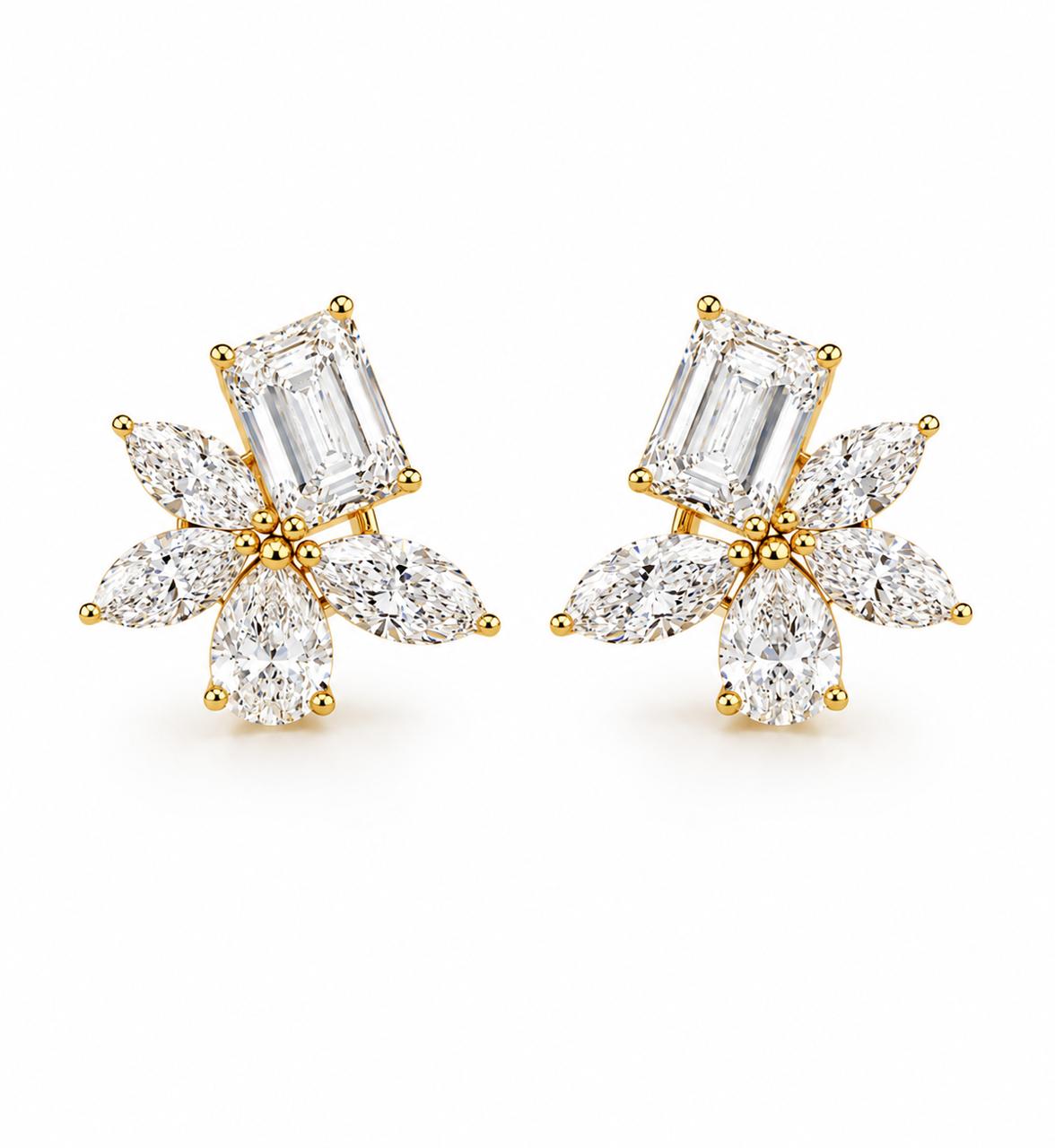 9KT LAB GROWN DIAMOND EARRING