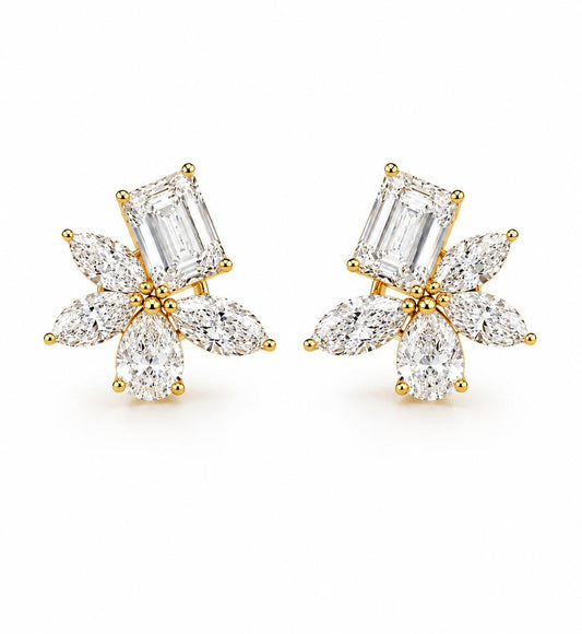 9KT LAB GROWN DIAMOND EARRING