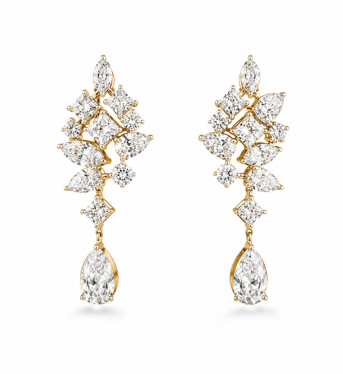 9KT LAB GROWN DIAMOND EARRING