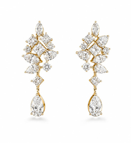 9KT LAB GROWN DIAMOND EARRING