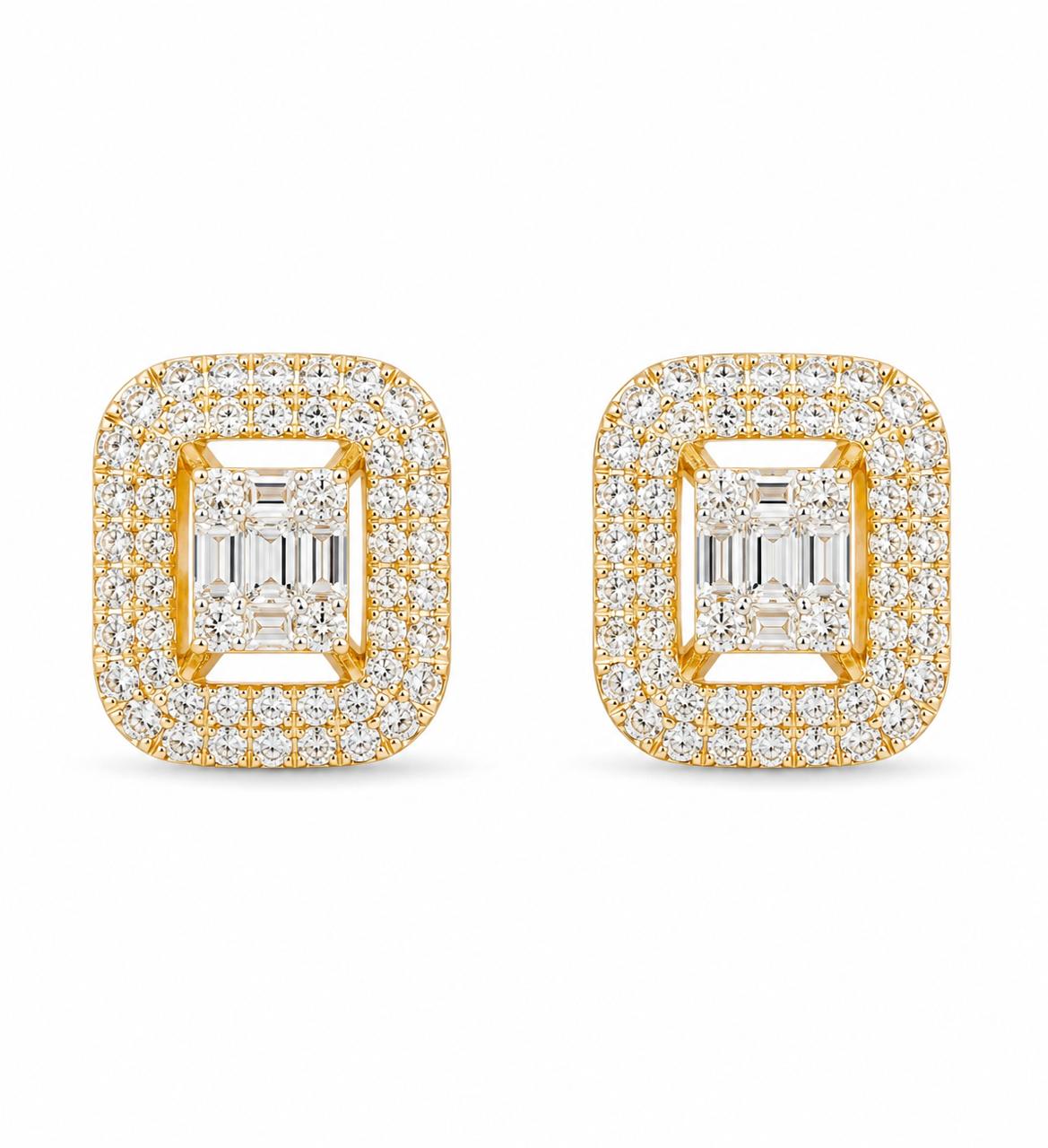 9KT LAB GROWN DIAMOND EARRING