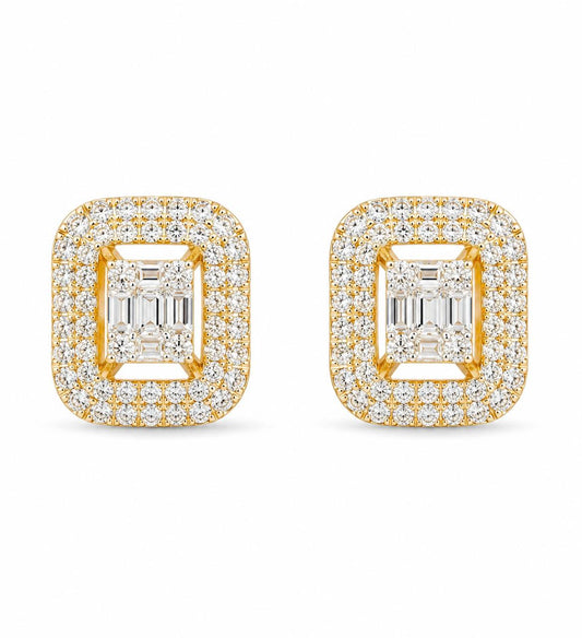 9KT LAB GROWN DIAMOND EARRING