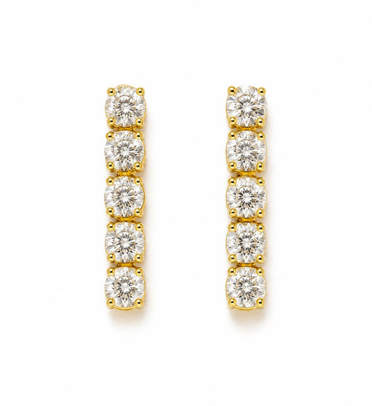 9KT LAB GROWN DIAMOND EARRING