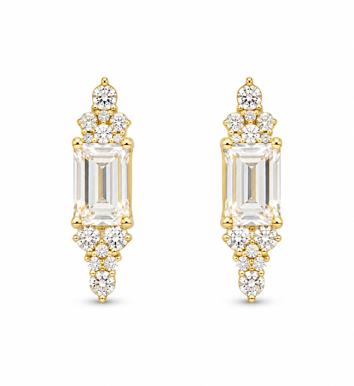 9KT LAB GROWN DIAMOND EARRING