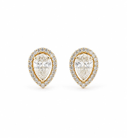 9KT LAB GROWN DIAMOND EARRING