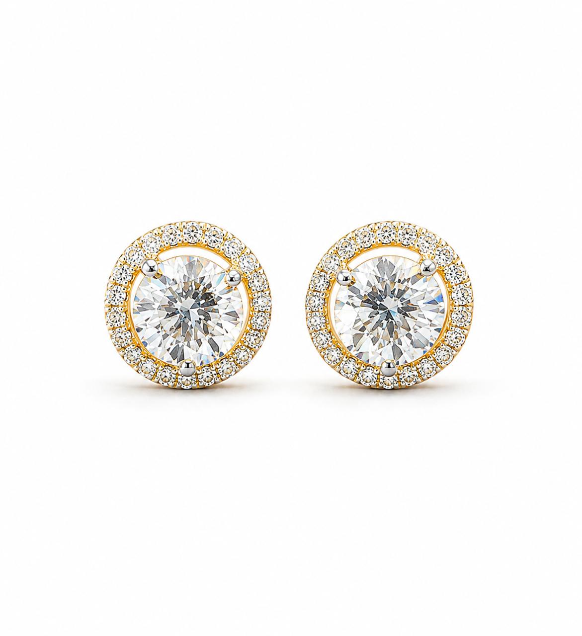 9KT LAB GROWN DIAMOND EARRING