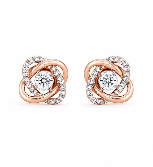 9KT LAB GROWN DIAMOND EARRING