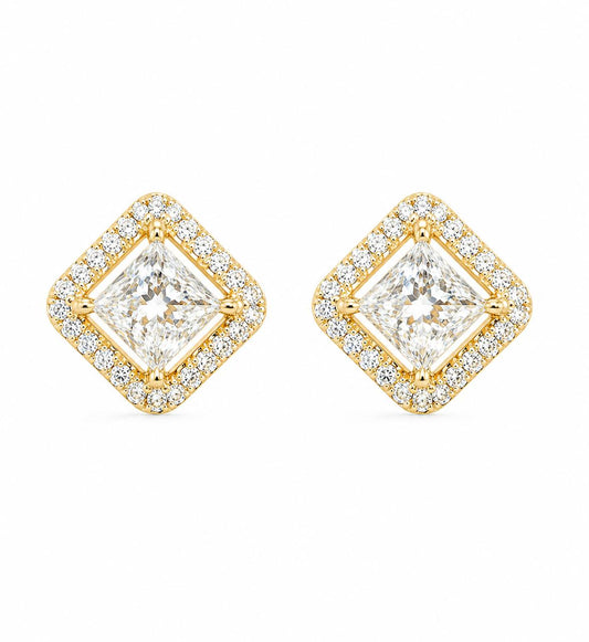 9KT LAB GROWN DIAMOND EARRING