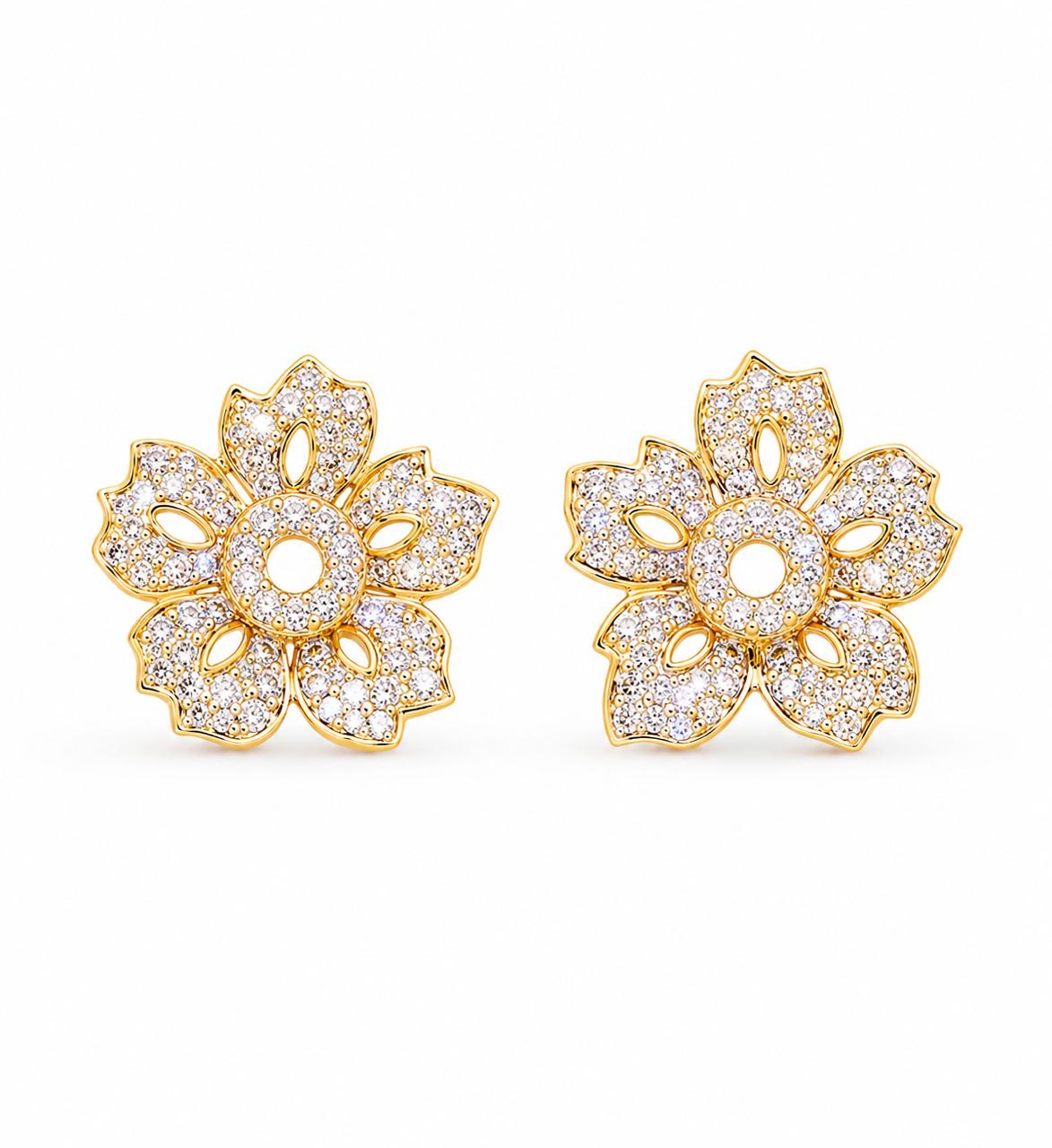 9KT LAB GROWN DIAMOND EARRING