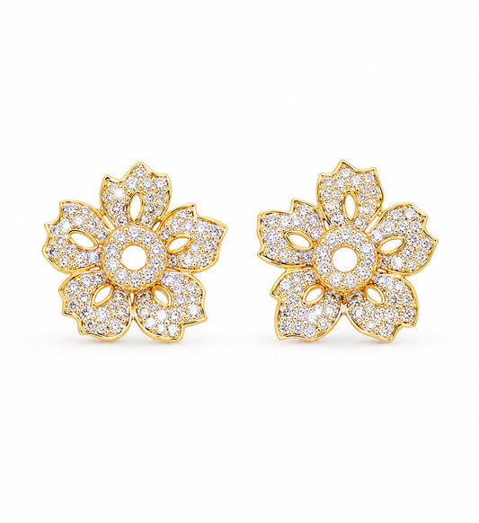 9KT LAB GROWN DIAMOND EARRING