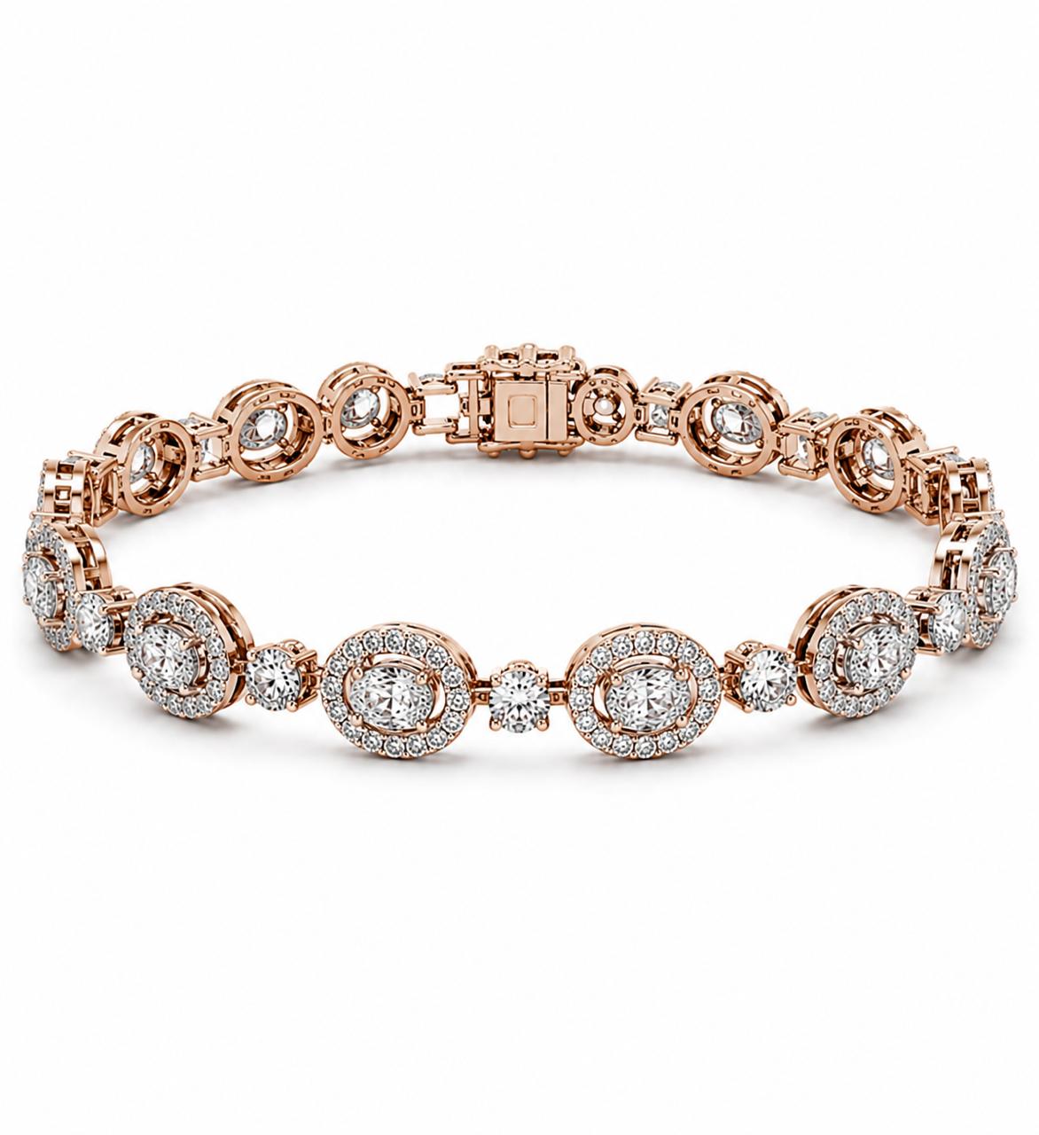 9KT LAB GROWN DIAMOND BRACELET