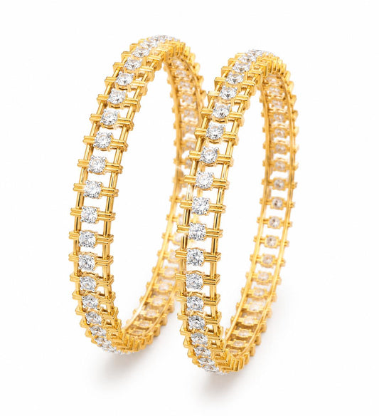 9KT LAB GROWN DIAMOND BANGLE