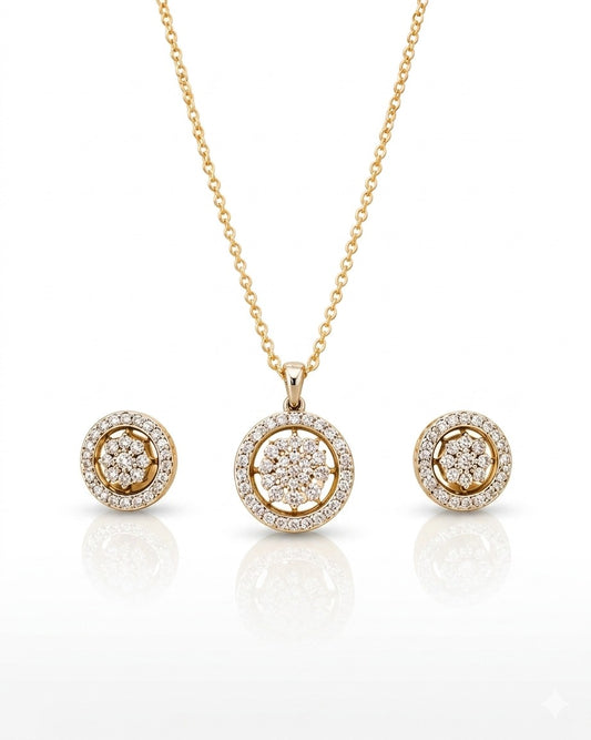 Gold necklace pendants